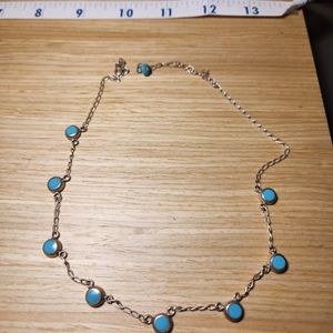 🚨 Lowered Price 🚨 Turquoise and sterling choker necklace